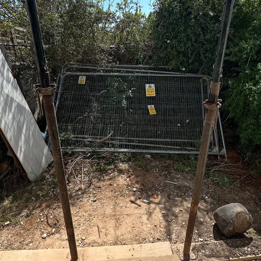 Cleared outdoor area after waste removal in Sussex